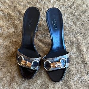 Gucci Open Toe Heels